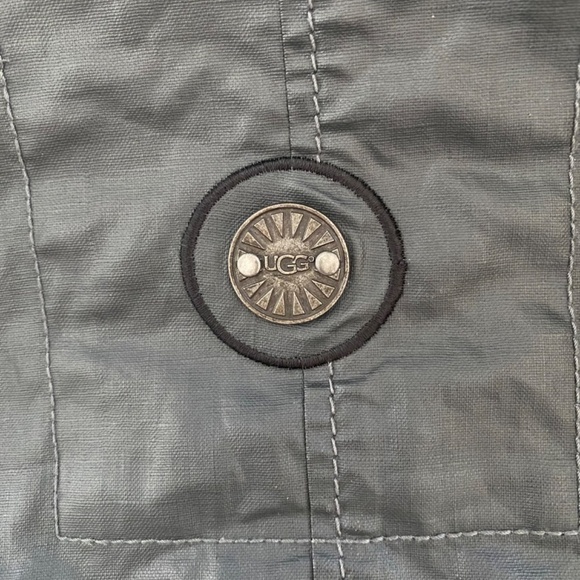 Rare UGG Zip-off Sleeve Hike Walk Travel Windbraker Jacket in Black Size M - Picture 7 of 11